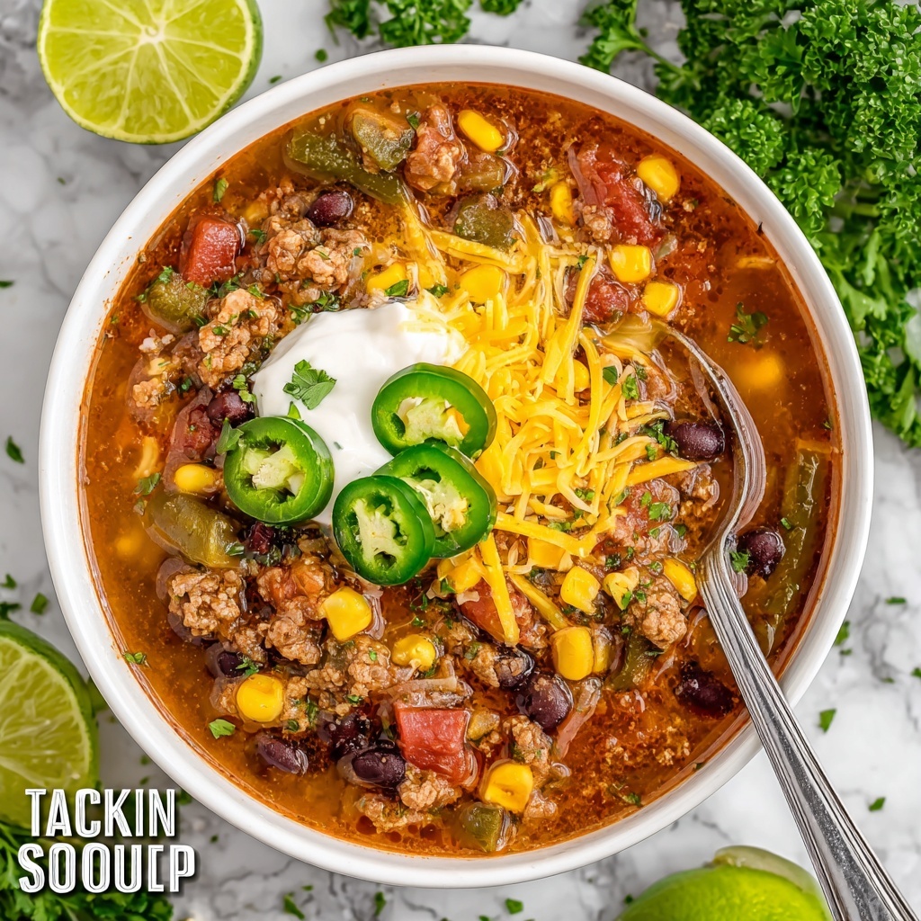 Beer Taco Soup Recipe - Recipe Image