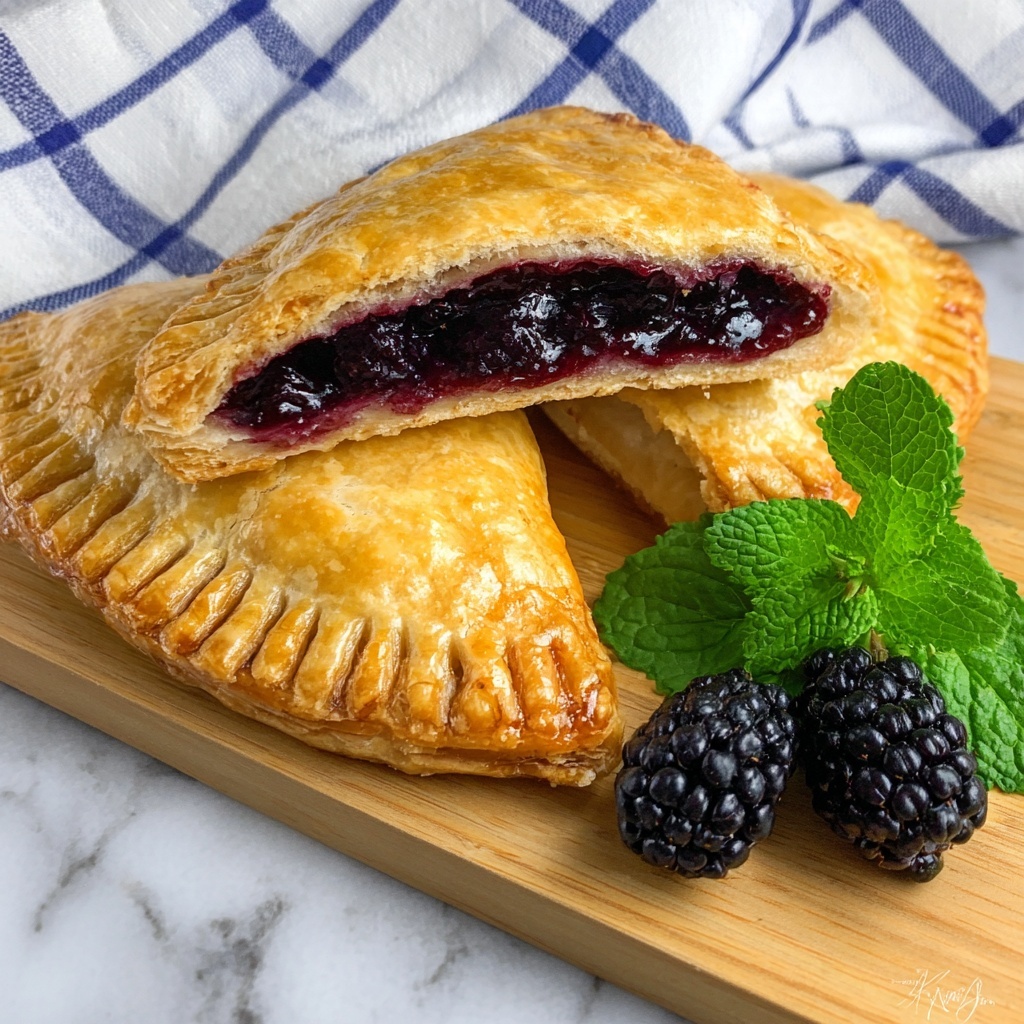Air Fryer Blackberry Hand Pies Recipe - Recipe Image
