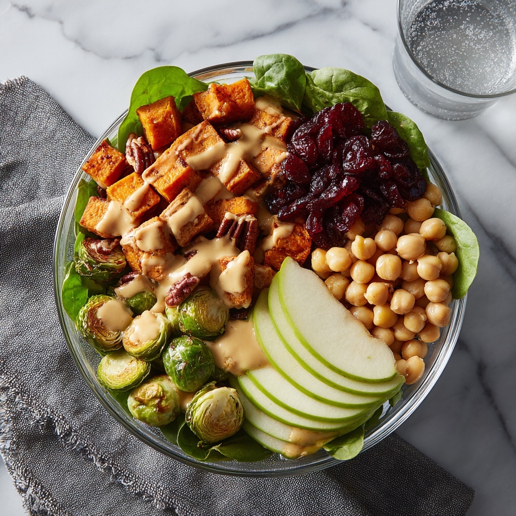 Harvest Quinoa Bowl with Creamy Tahini Dressing Recipe - Recipe Image