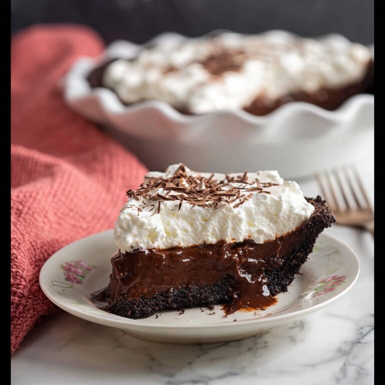 Chocolate Pudding Pie Recipe