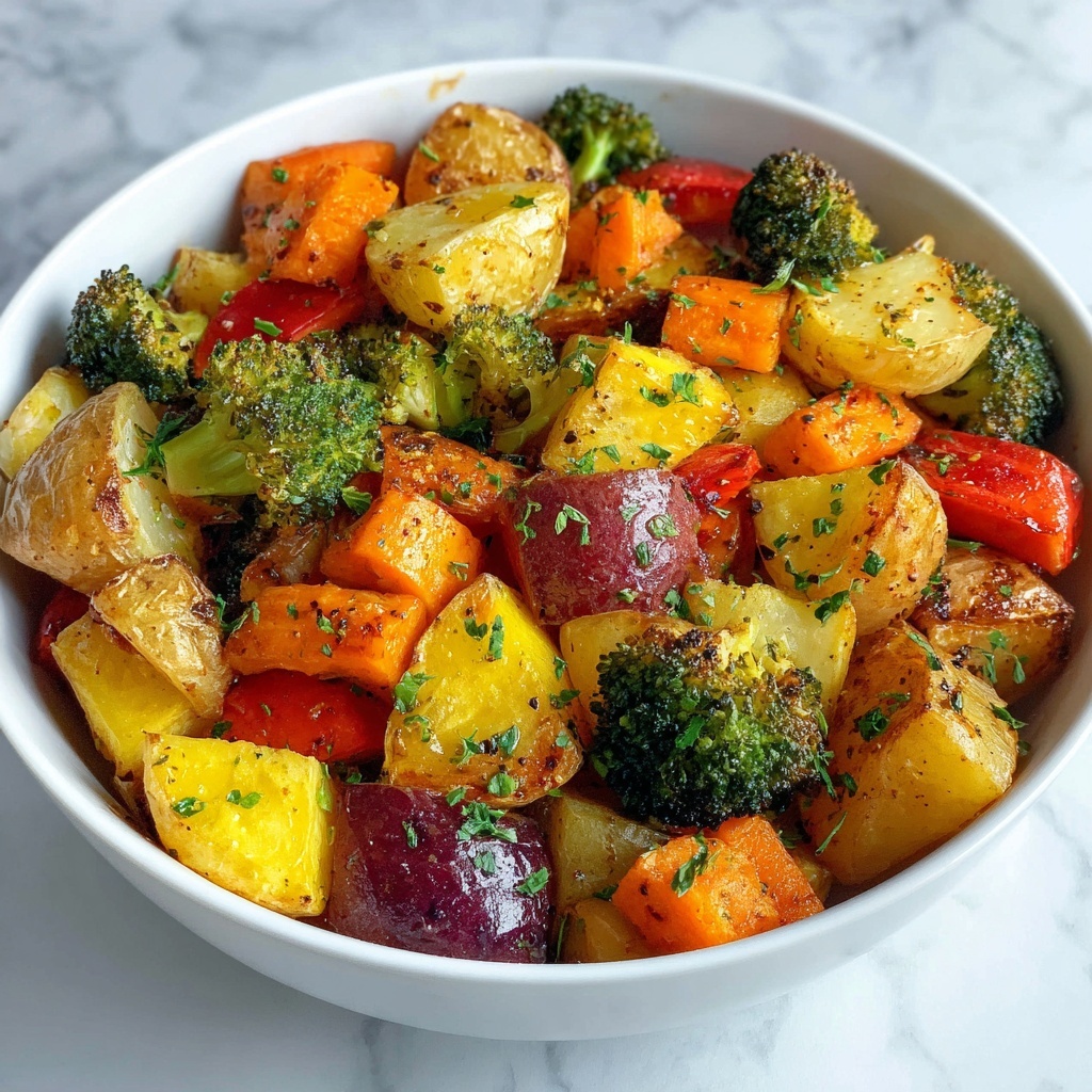Air Fryer Mixed Vegetables with Lemon and Parmesan Recipe - Recipe Image