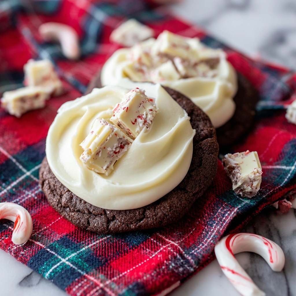 Peppermint Bark Cookies Recipe - Recipe Image