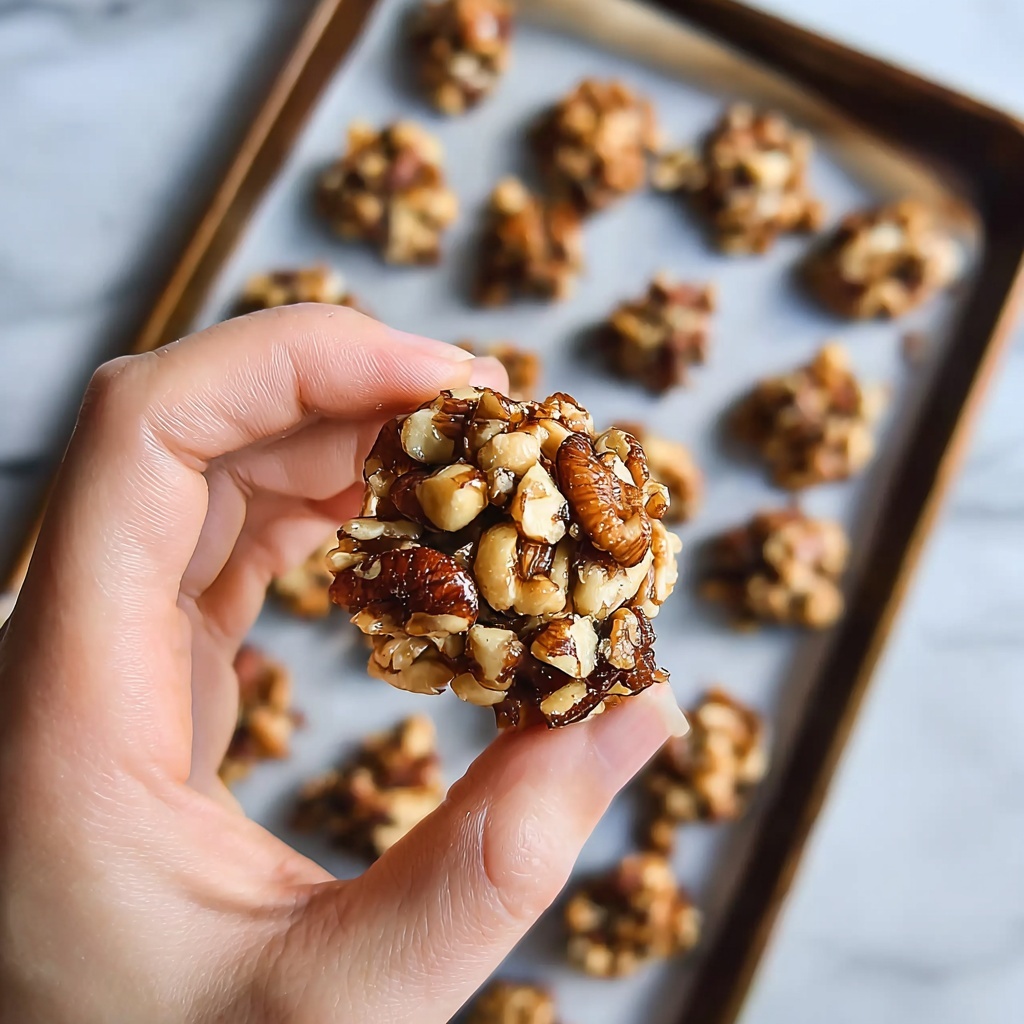 Irresistibly Crunchy Almond Pecan Clusters You’ll Love Recipe - Recipe Image