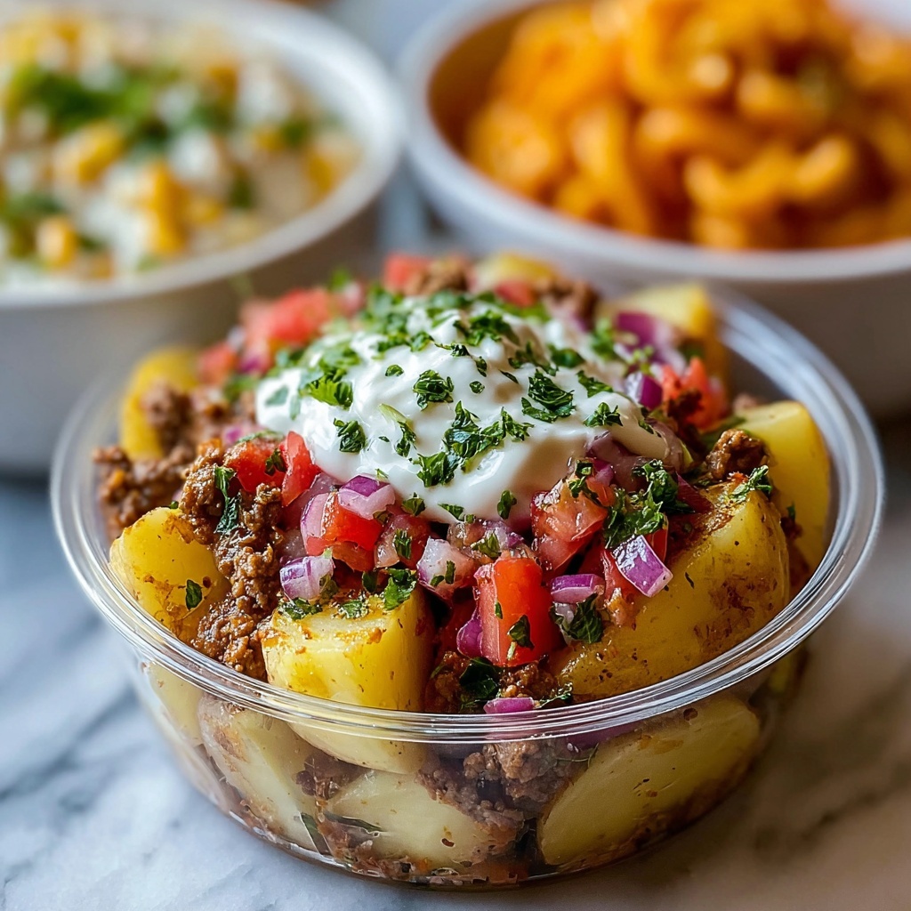 Loaded Potato Taco Bowls – Meal Prep Magic You’ll Crave Recipe - Recipe Image