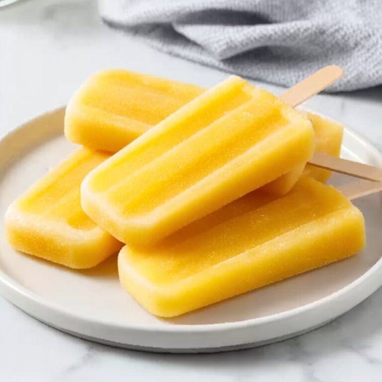 Frozen Mango Yogurt Pops Recipe