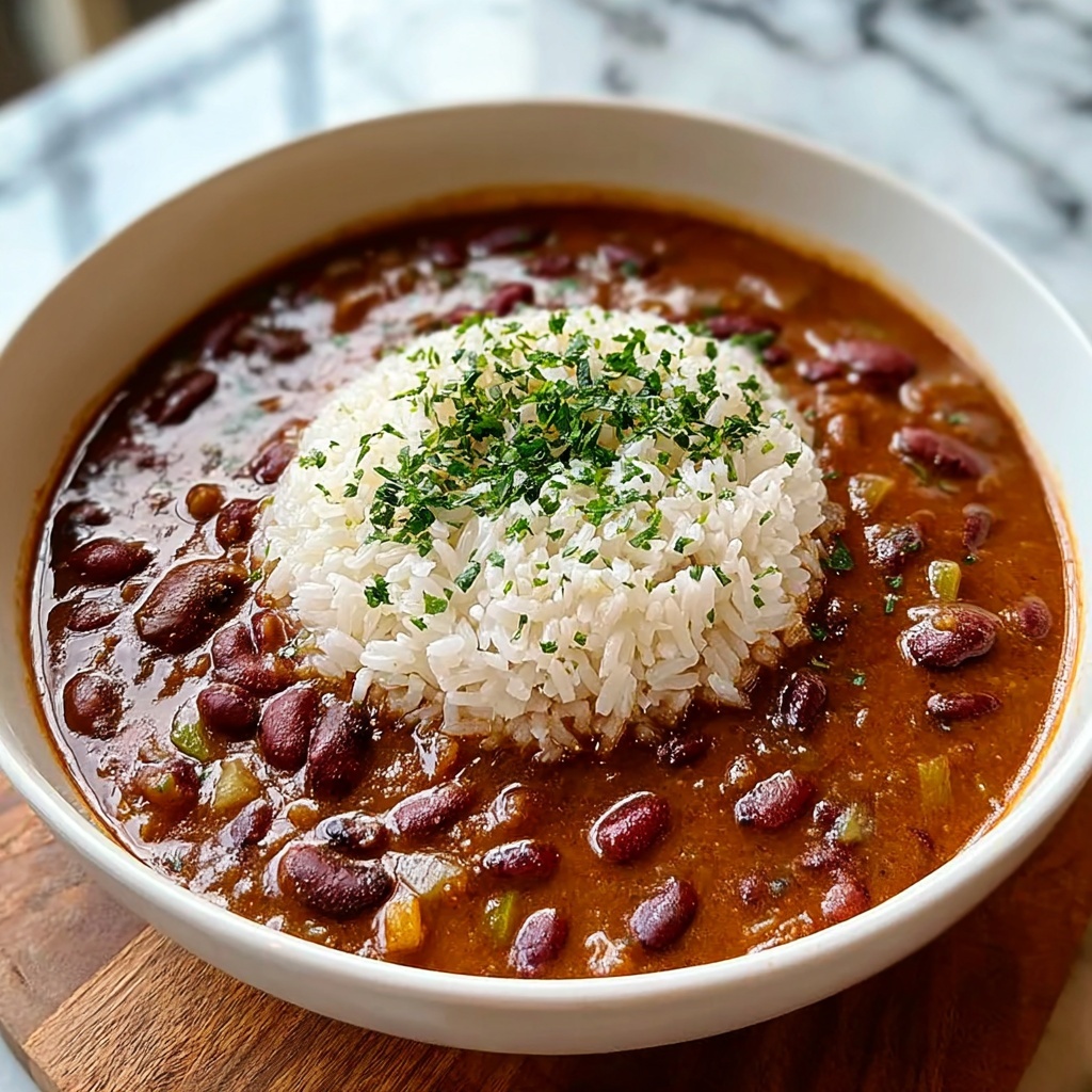 Soul-Warming Louisiana Red Beans and Rice for Cozy Nights Recipe - Recipe Image