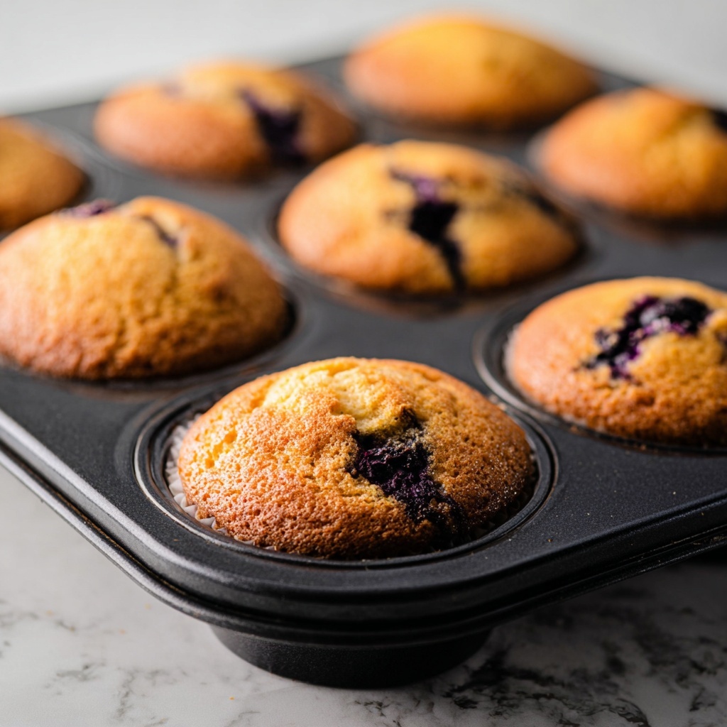 Healthy Blueberry Lemon Muffins Recipe - Recipe Image