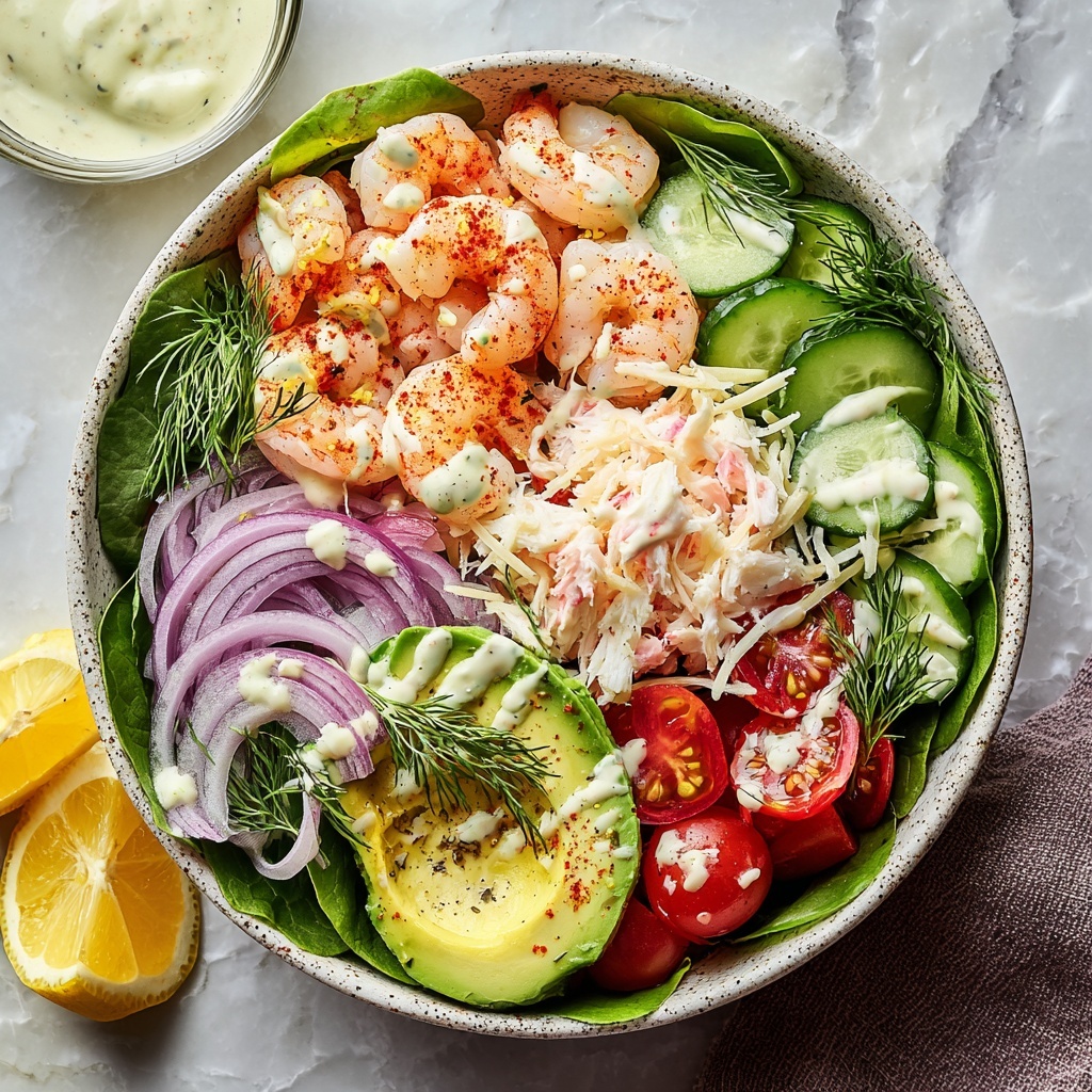 Prawn & Avocado Spicy Salad Recipe - Recipe Image