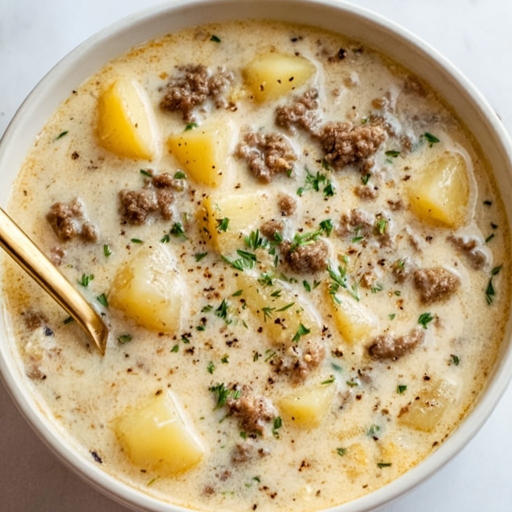 Creamy Italian Sausage Soup Recipe - Recipe Image