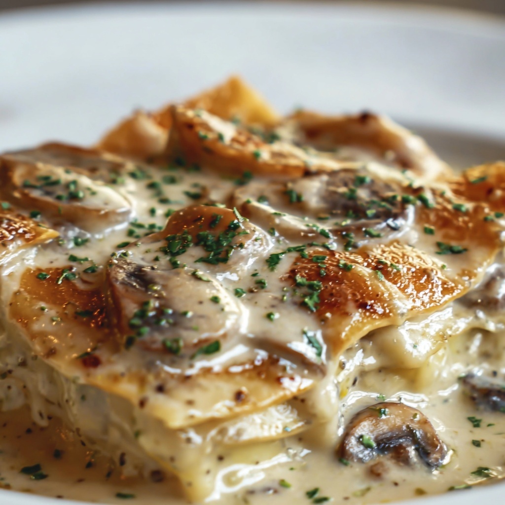 Creamy Chicken and Mushroom Bake Recipe - Recipe Image