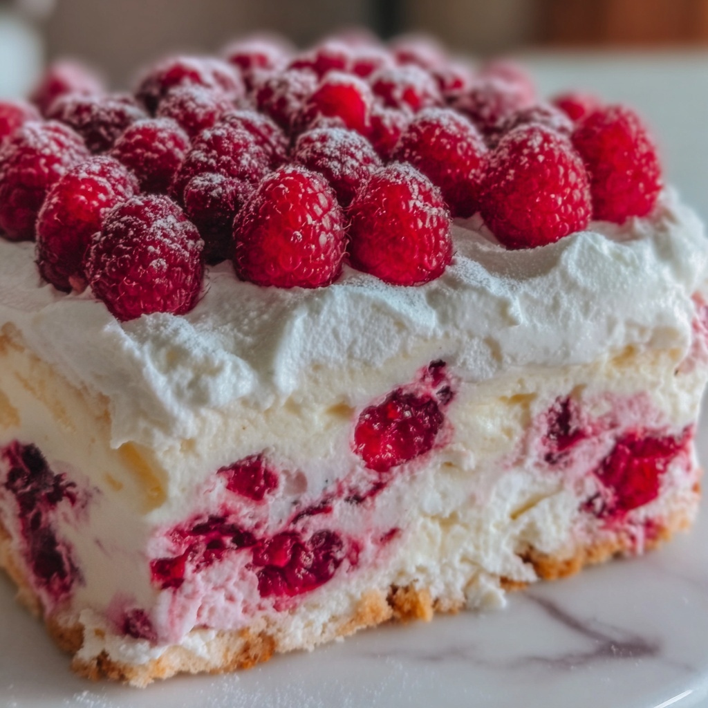 Irresistible Raspberry Ripple Ice Cream Cake Recipe - Recipe Image