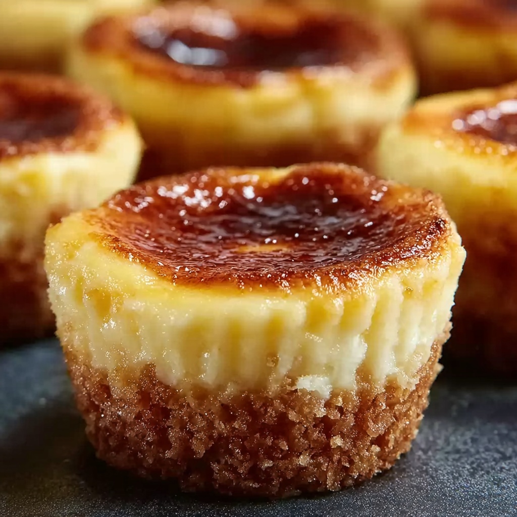 Crème Brûlée Cheesecake Cupcakes Recipe - Recipe Image