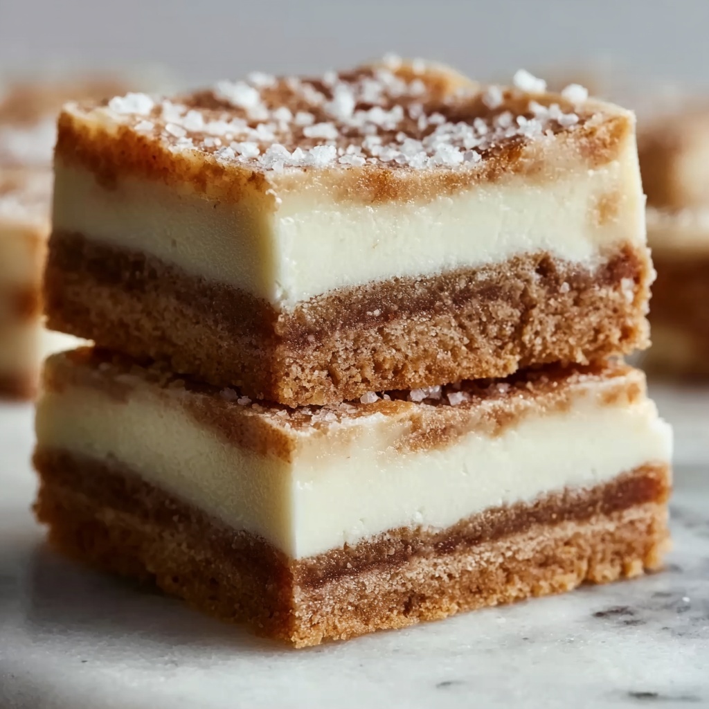 Cinnamon Churro Cheesecake Bars Recipe - Recipe Image