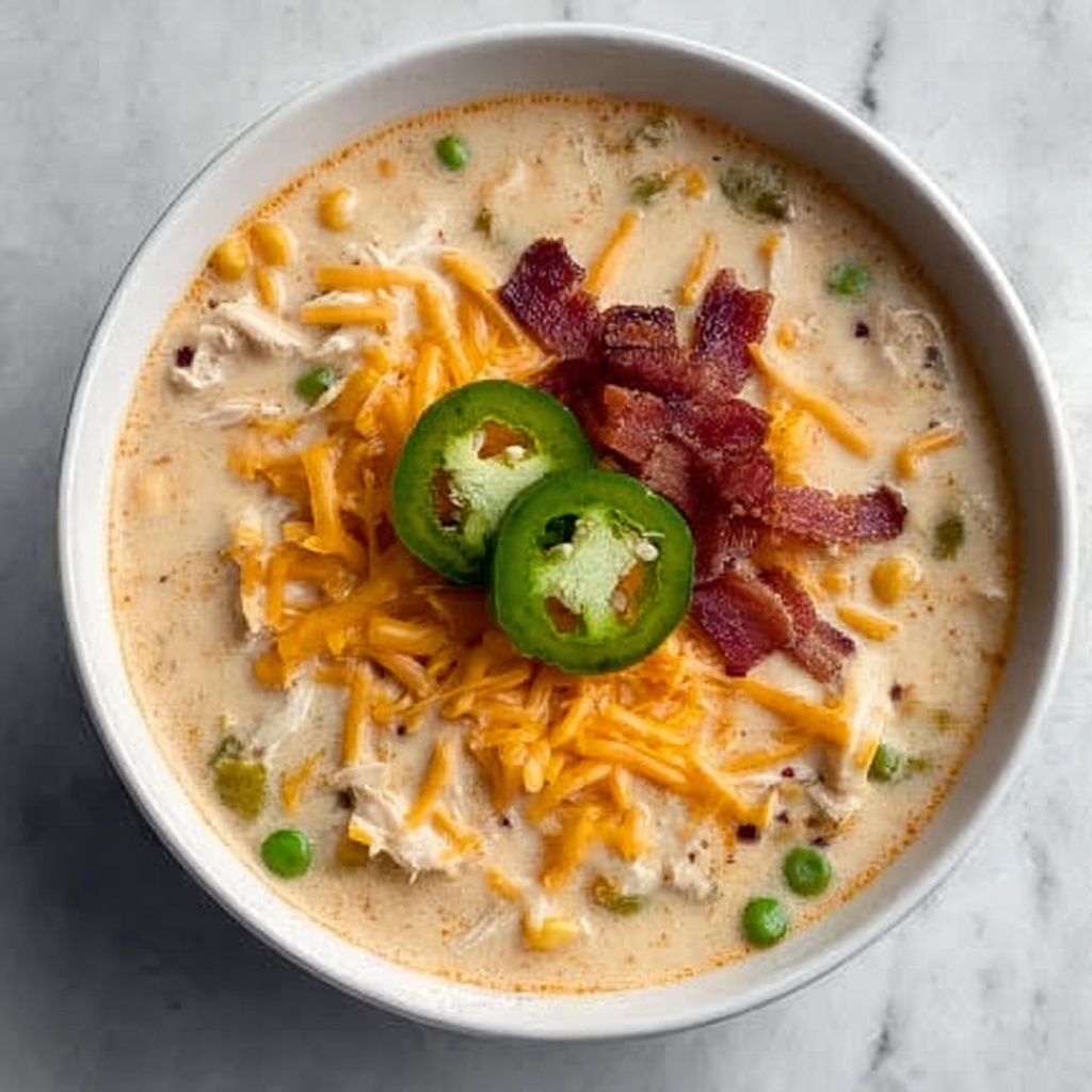 Jalapeno Popper Chicken Soup Recipe - Recipe Image