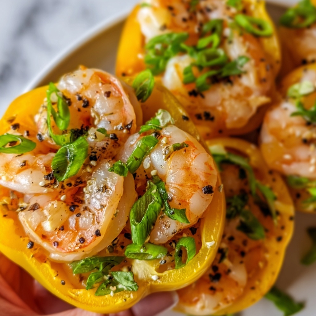 Bang Bang Shrimp Stuffed Mini Bell Peppers Recipe - Recipe Image