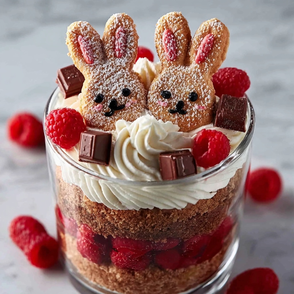 Little Bunny Strawberry Shortcake Trifle Recipe - Recipe Image