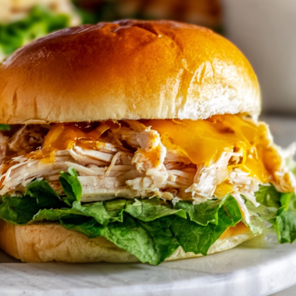 Crock Pot Ranch Chicken Sandwiches Recipe - Recipe Image