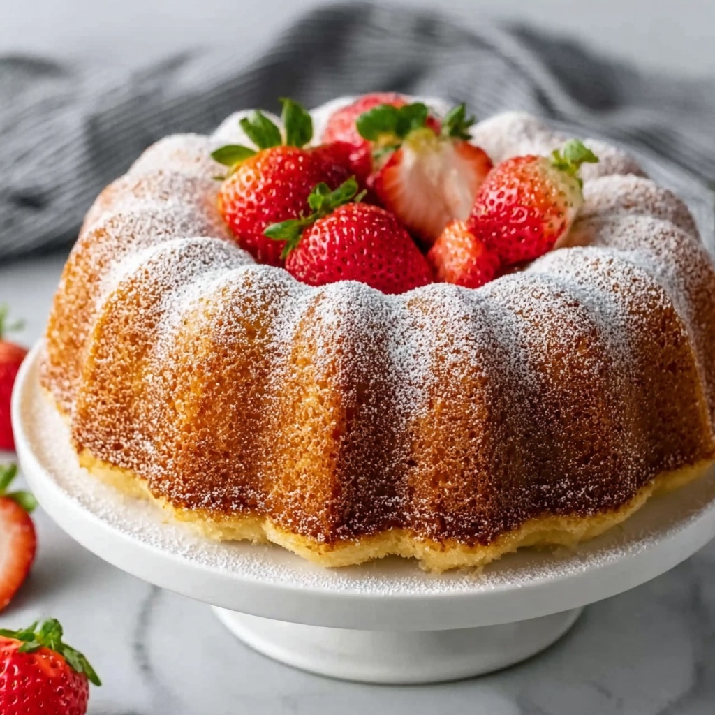 Strawberry Cheesecake Bundt Cake Recipe - Recipe Image