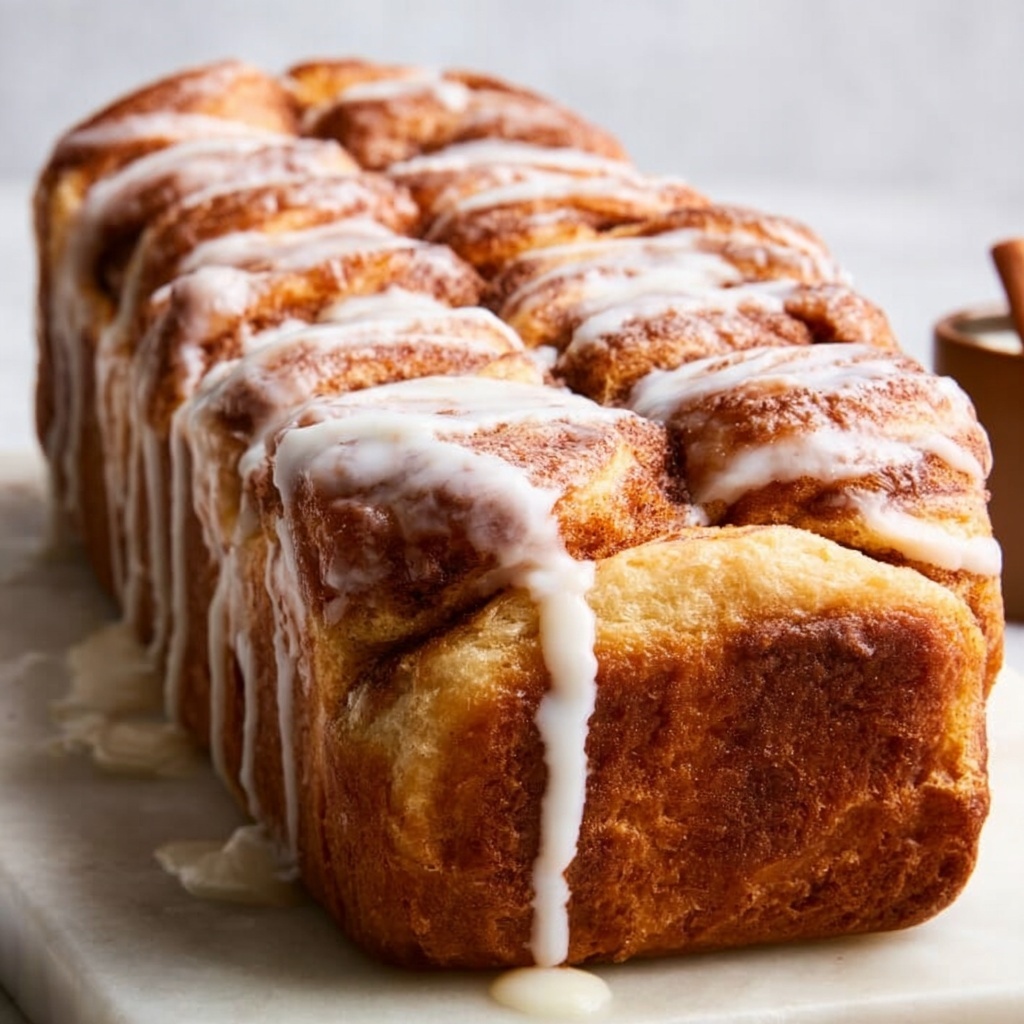 Cinnamon Pull-Apart Bread with Glaze Recipe - Recipe Image