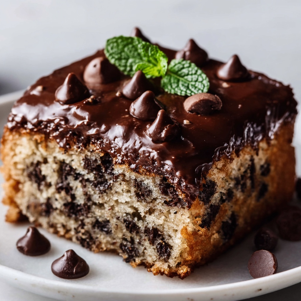 Chocolate Chip Banana Cake Recipe - Recipe Image