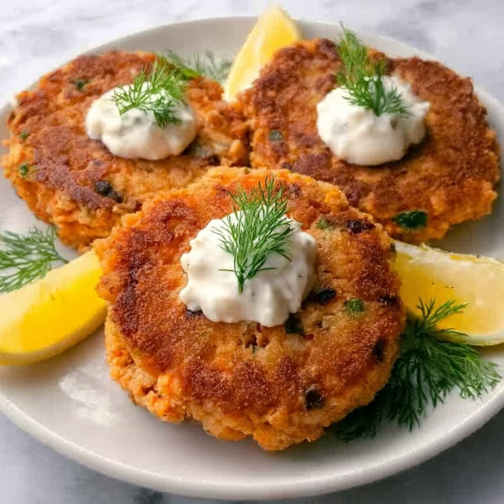 Crispy Salmon Cakes Recipe - Recipe Image