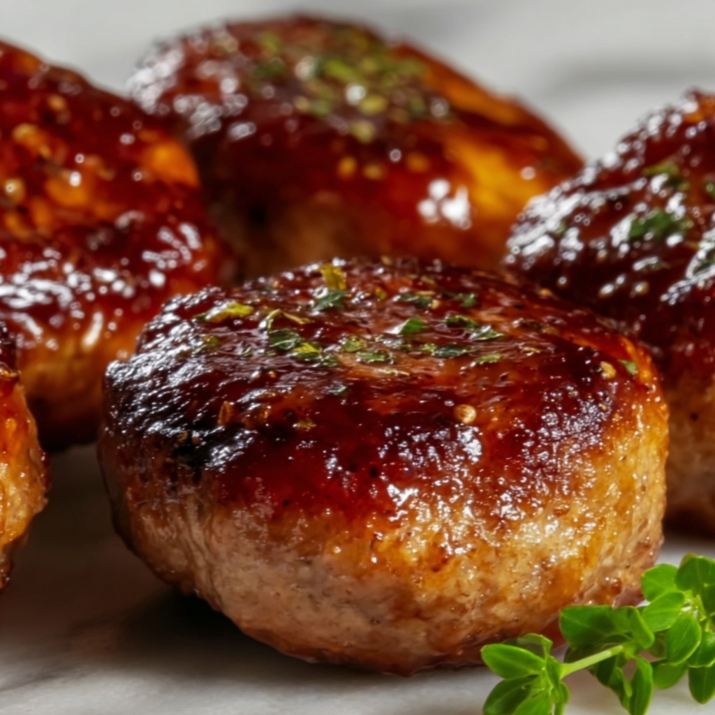 Easy Pepper Jelly Sausage Breakfast Bites Recipe - Recipe Image