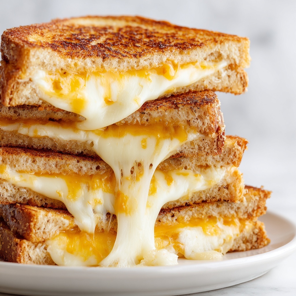 Spaghetti Grilled Cheese with Bolognese and Mozzarella Recipe - Recipe Image