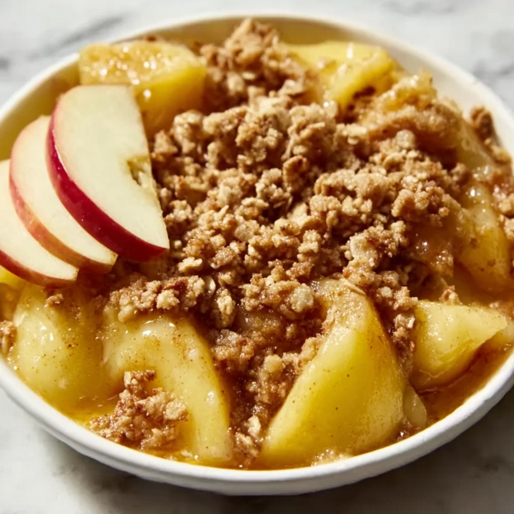 Old Fashioned Easy Apple Crisp Recipe - Recipe Image