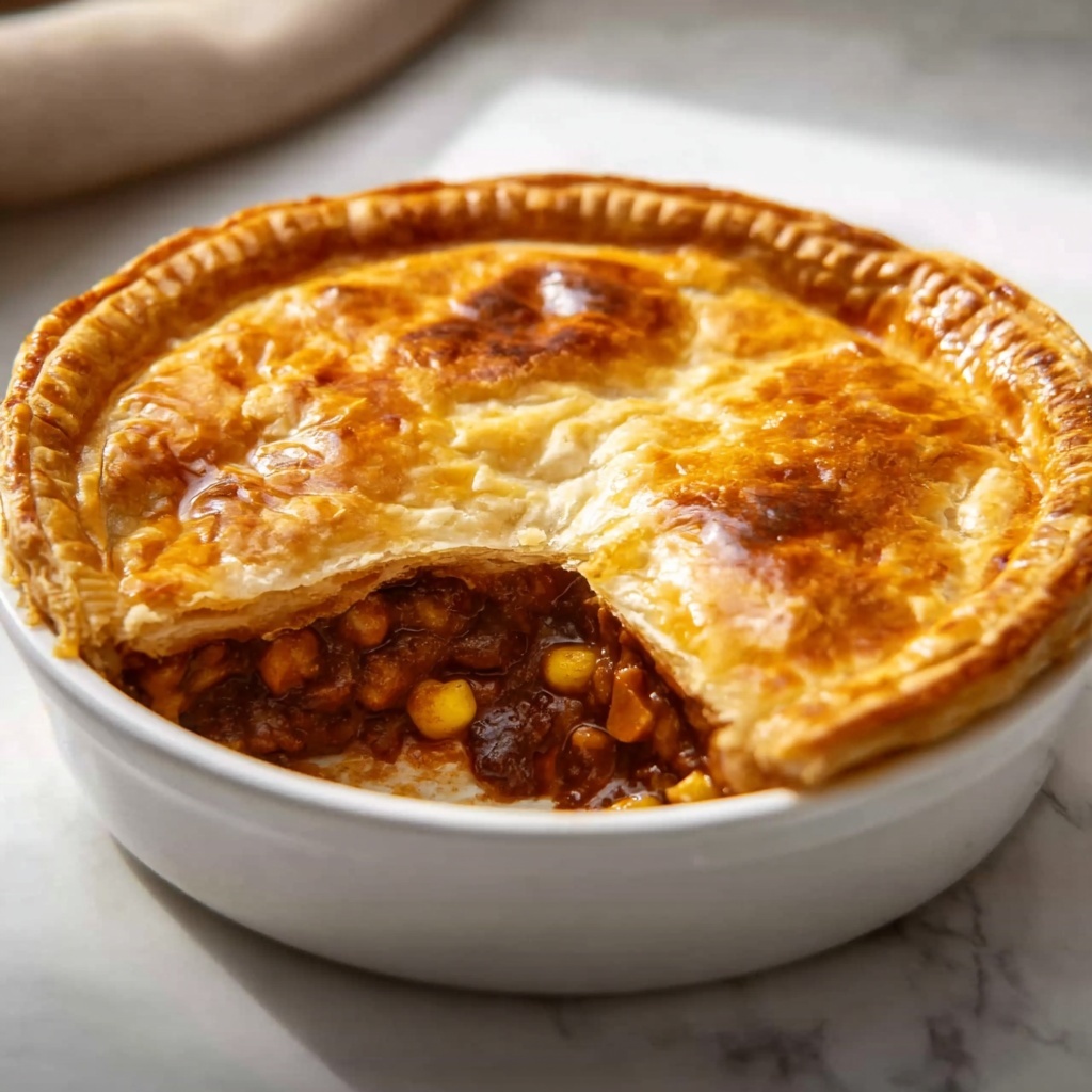Mushroom and Lentil Pot Pie Recipe - Recipe Image