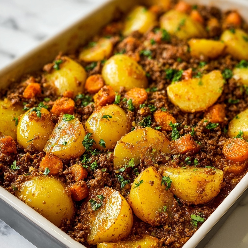 Ground Beef and Potatoes: An Incredible Ultimate Comfort Food Classic Recipe - Recipe Image