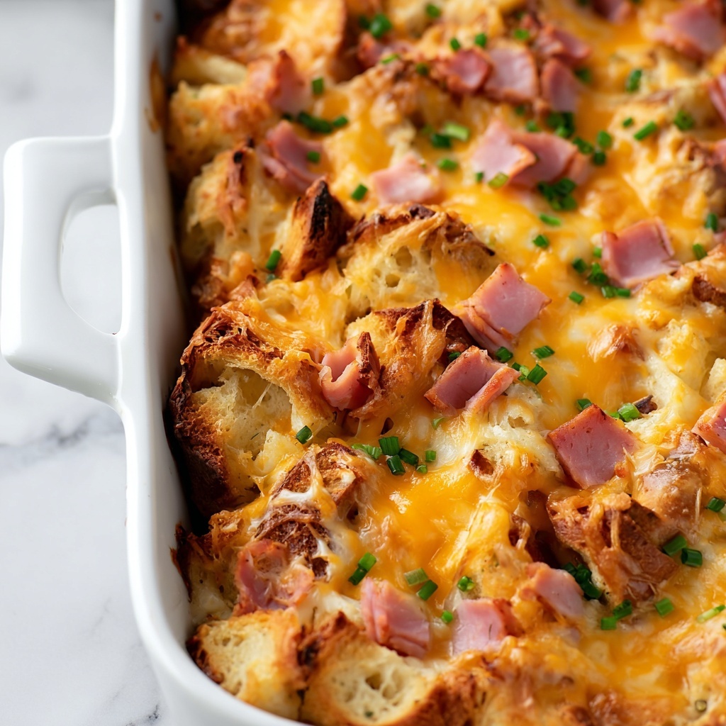 Bacon, Egg and Cheese Croissant Bake Recipe - Recipe Image