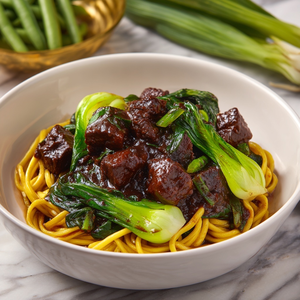 Black Pepper Beef Noodles Recipe - Recipe Image