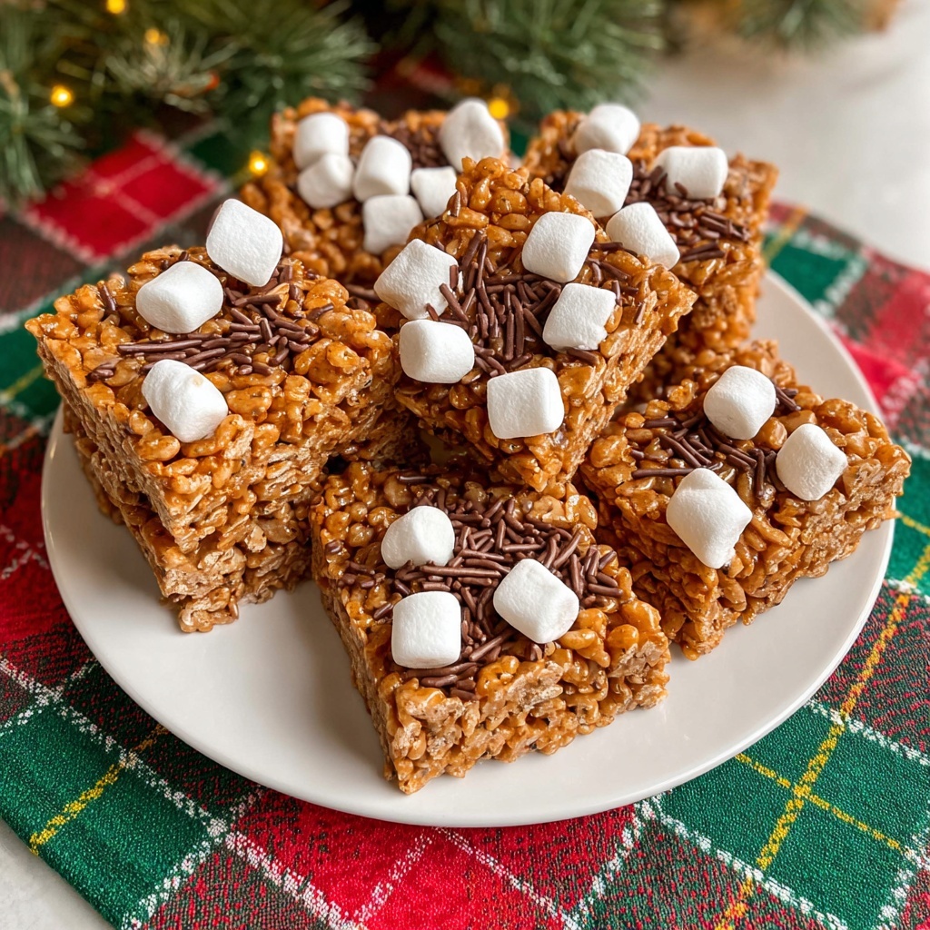 Hot Chocolate Rice Krispie Treats Recipe - Recipe Image