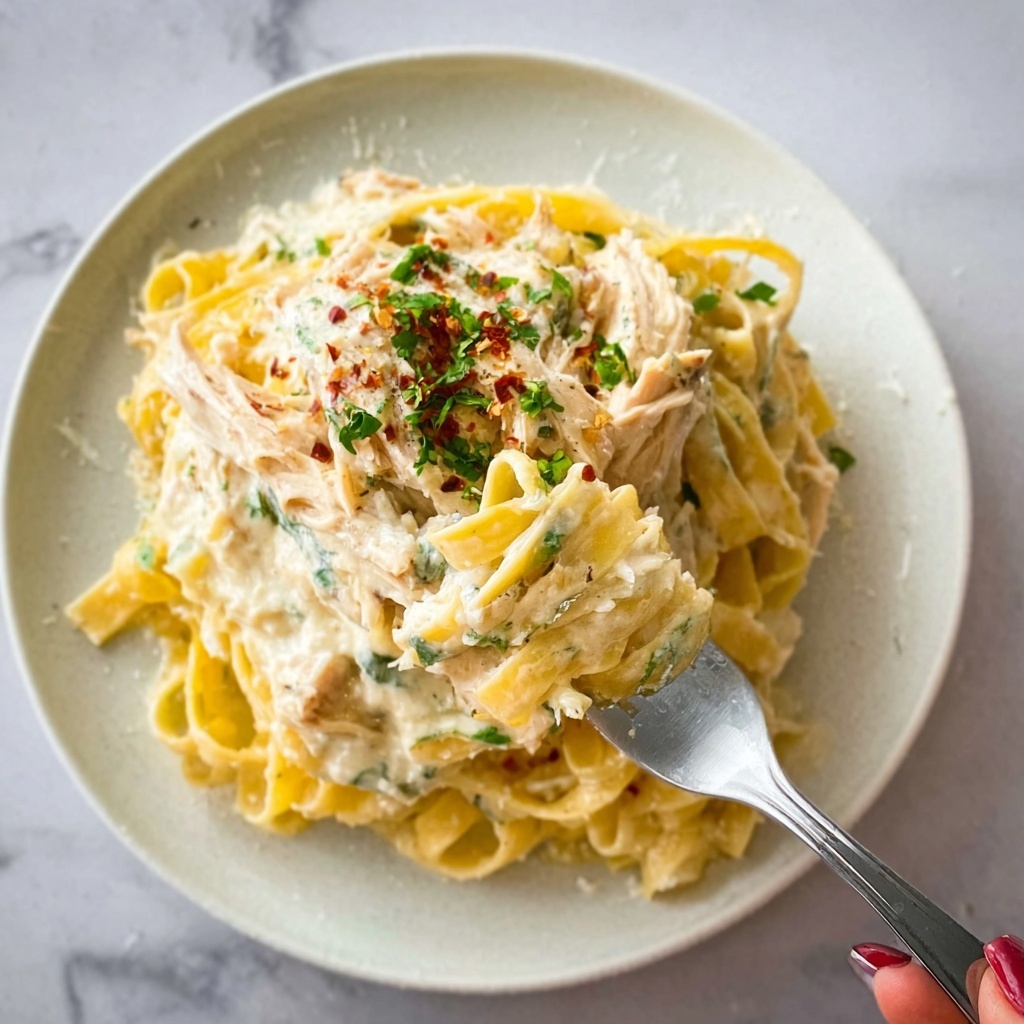 Crock Pot Chicken Alfredo Recipe - Recipe Image