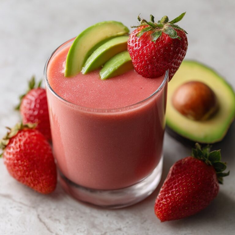 Strawberry Avocado Smoothie Recipe