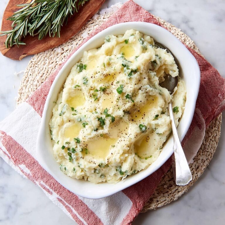 Blue Cheese Mashed Potatoes with Garlic, Rosemary, and Steak Seasoning Recipe