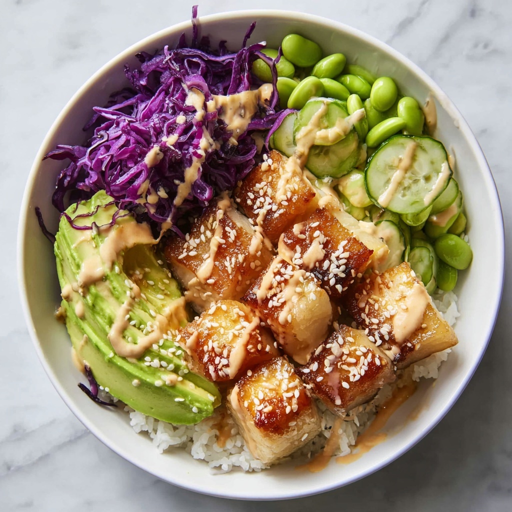 Crispy Salmon Rice Bowls with Ginger Scallion Rice and Spicy Mayo Recipe - Recipe Image