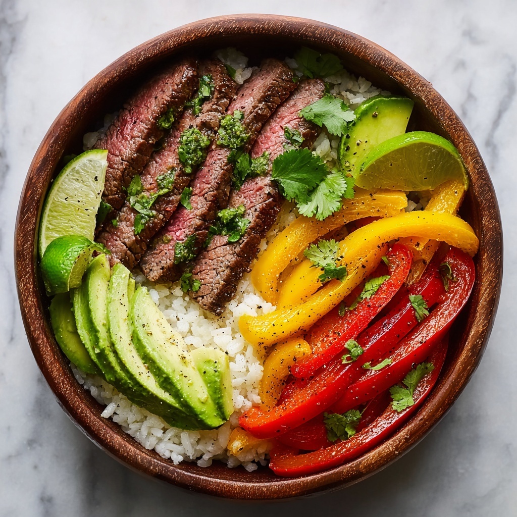 Low Carb Steak Fajita Bowl Recipe: Bold, Fresh & Flavor-Packed Recipe - Recipe Image
