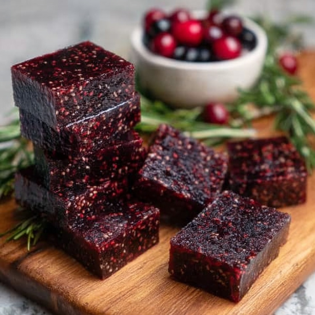 Cranberry-Studded Pemmican Blocks Recipe - Recipe Image