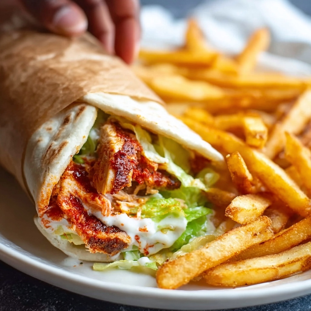 Portuguese-Style Chilli Chicken Wrap Recipe - Recipe Image