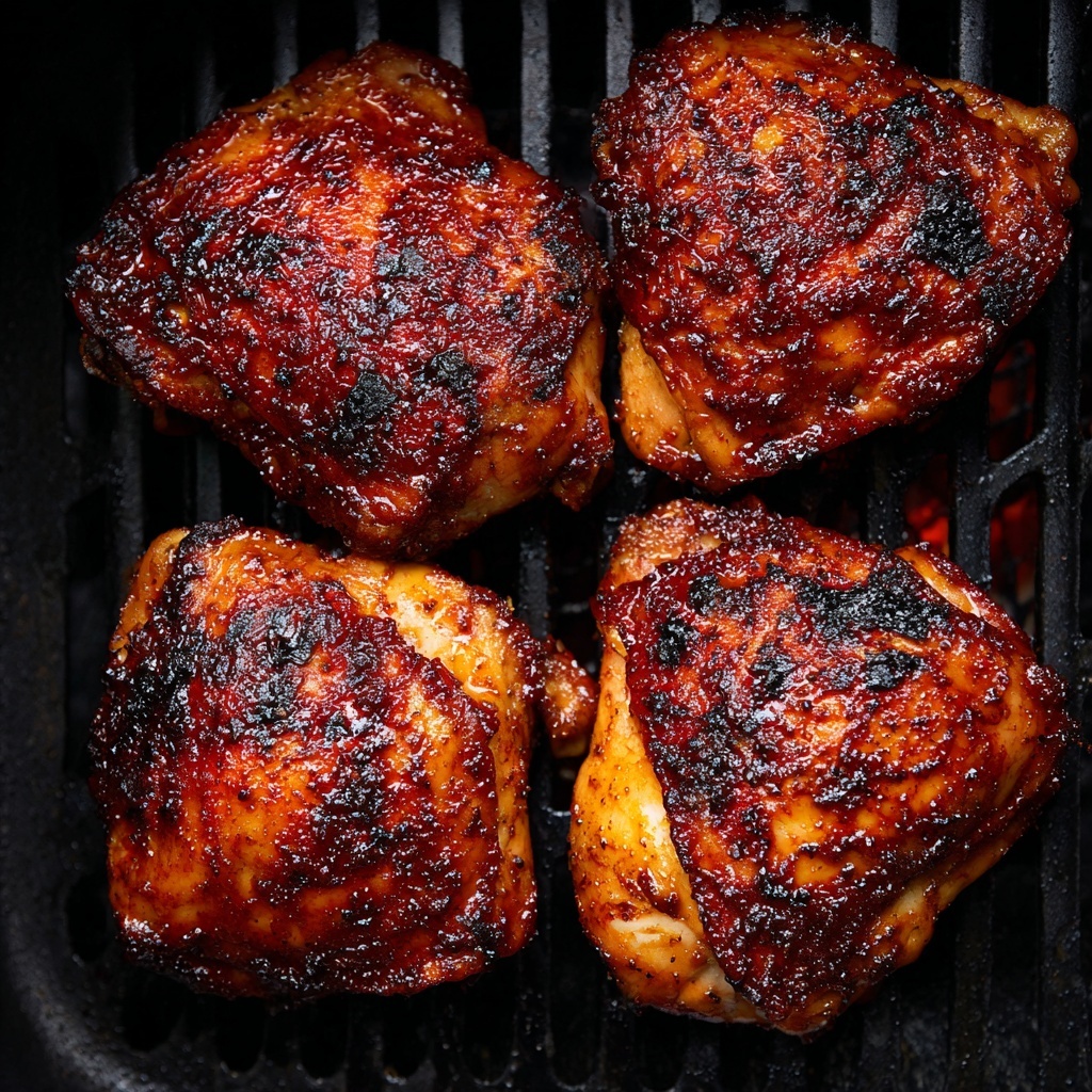 Air Fryer Hot Honey Chicken Thighs Recipe - Recipe Image