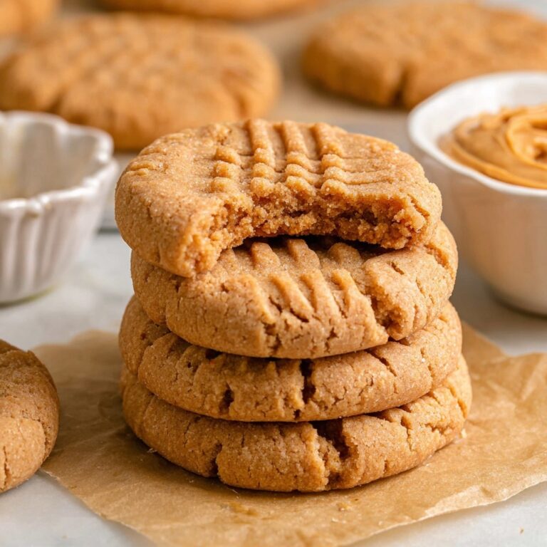 3 Ingredient Peanut Butter Cookies Recipe