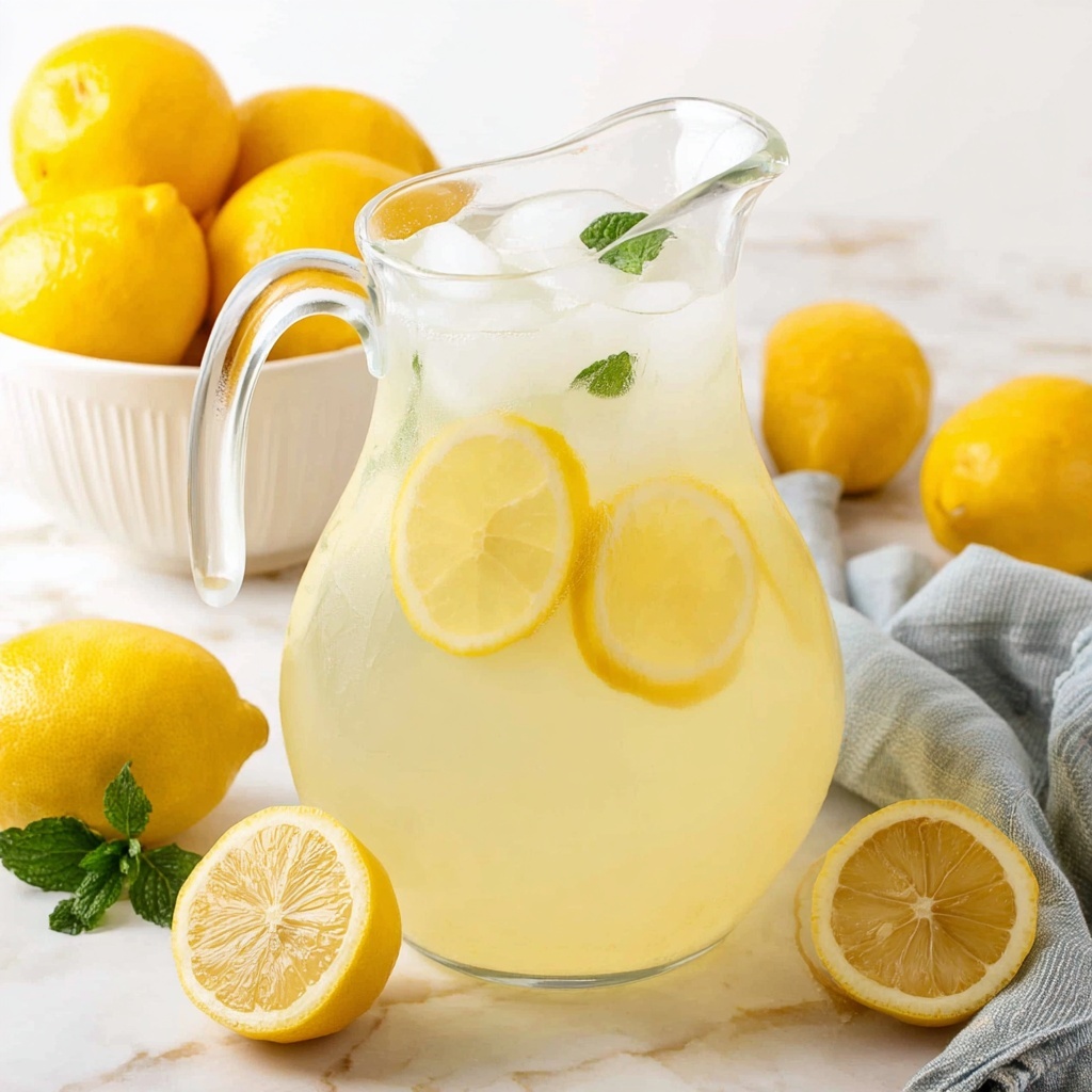 Refreshing Homemade Lemonade Recipe - Recipe Image