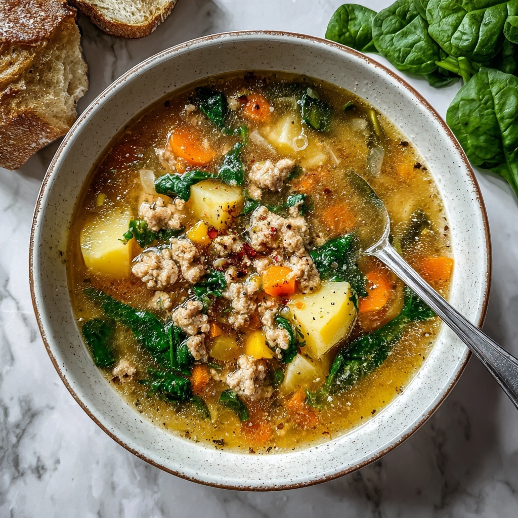 Ground Chicken Soup: Cozy Comfort Food Delight Recipe - Recipe Image