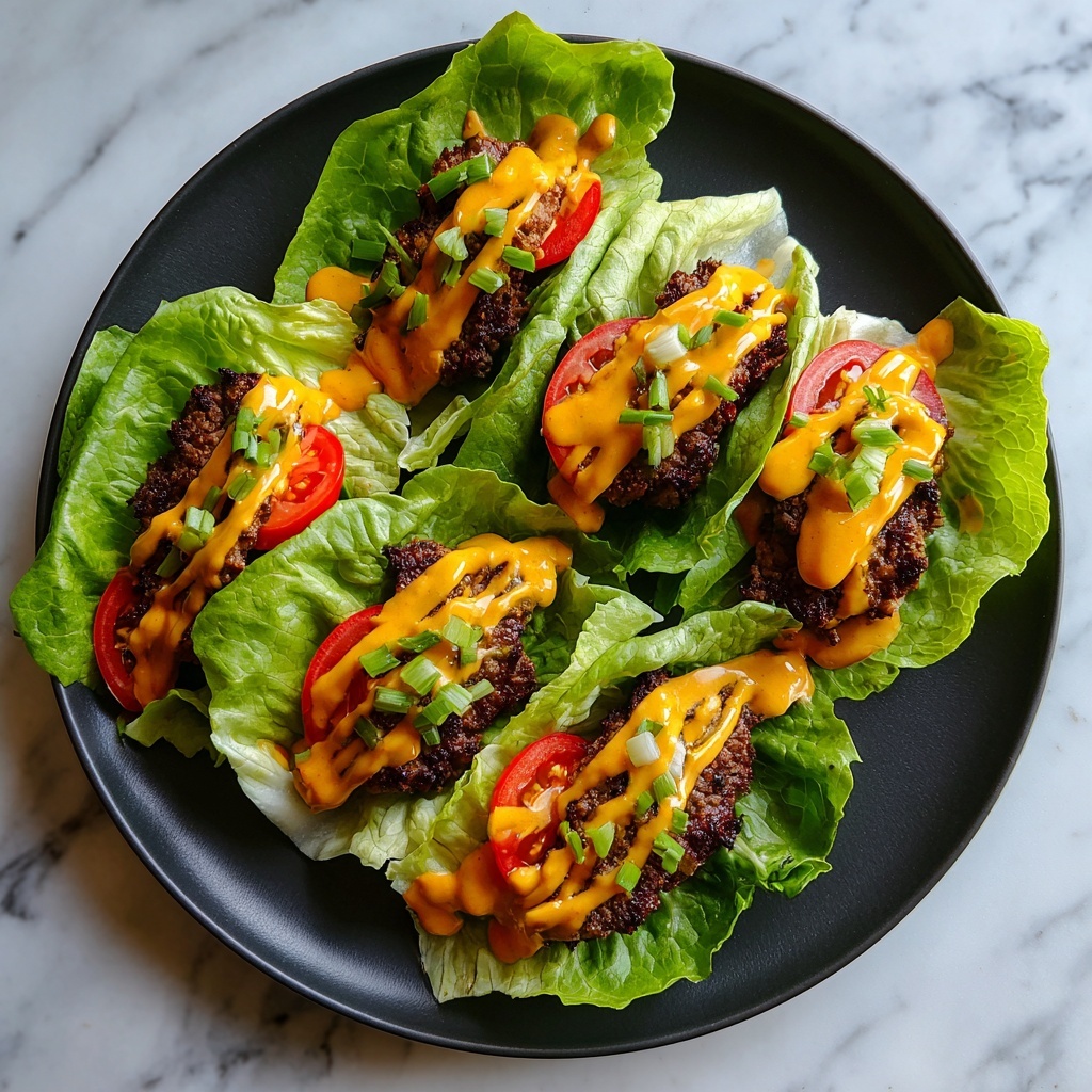 Easy Cheeseburger Lettuce Wraps Recipe – Your Low-Carb Twist Recipe - Recipe Image