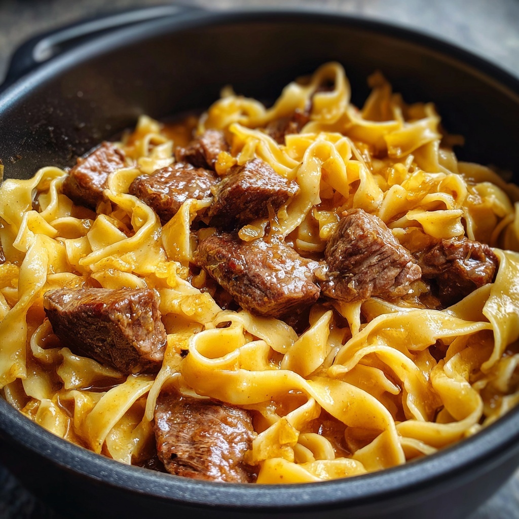 Slow Cooker Beef Stroganoff Recipe - Recipe Image