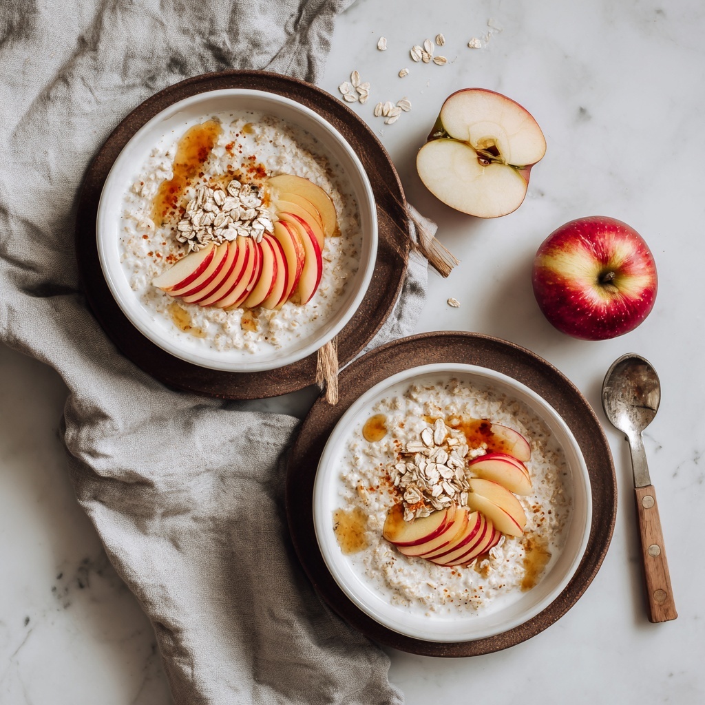 Caramel Apple Oatmeal: A Cozy Fall Breakfast Recipe - Recipe Image