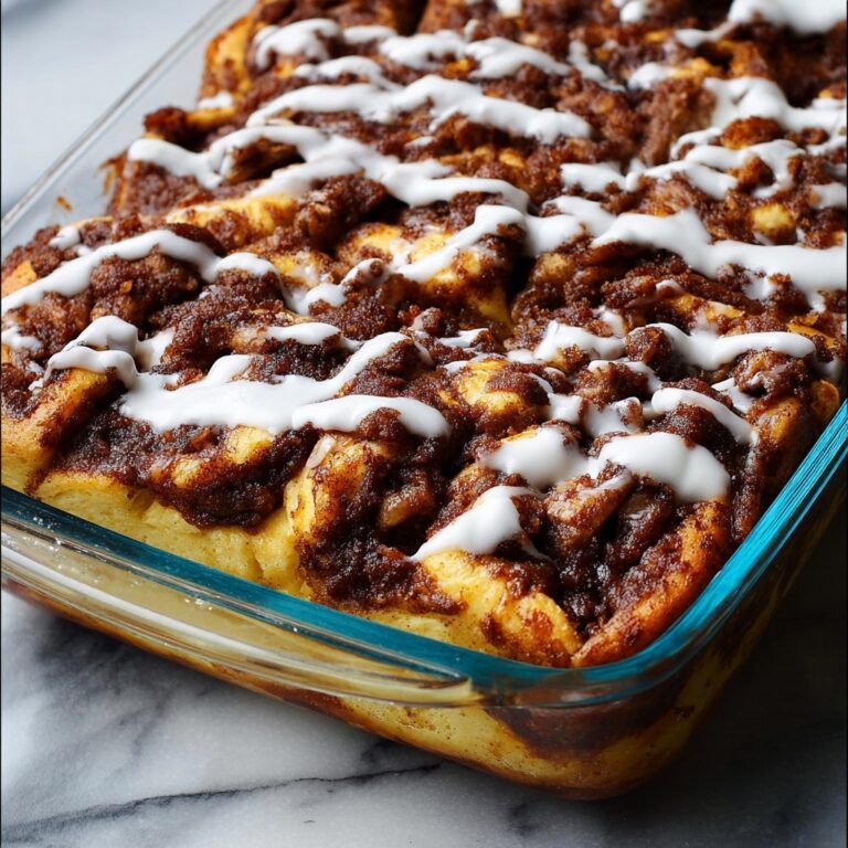 Banana Cinnamon Roll Cake Recipe