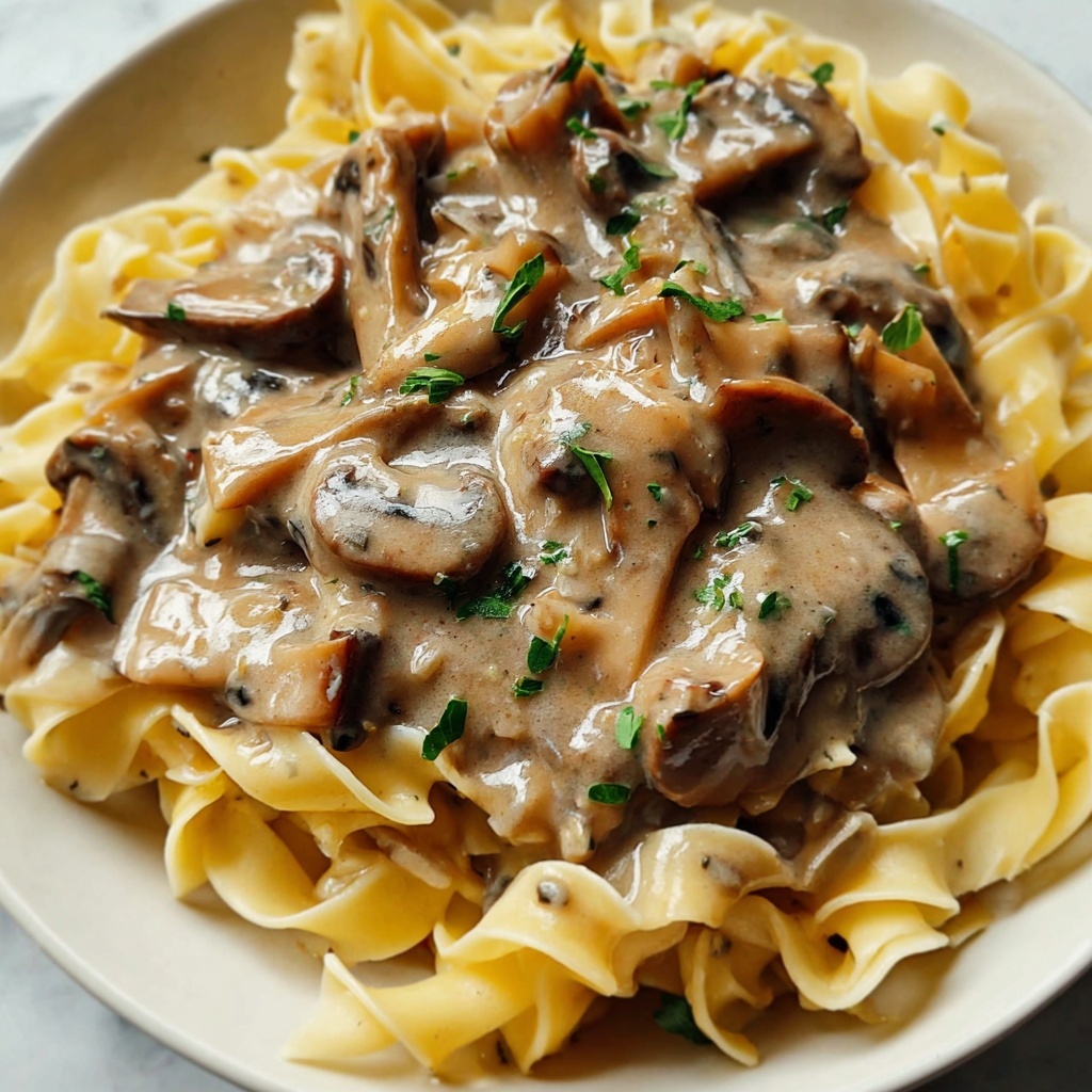 Rustic Beef Stroganoff with Egg Noodles Recipe - Recipe Image
