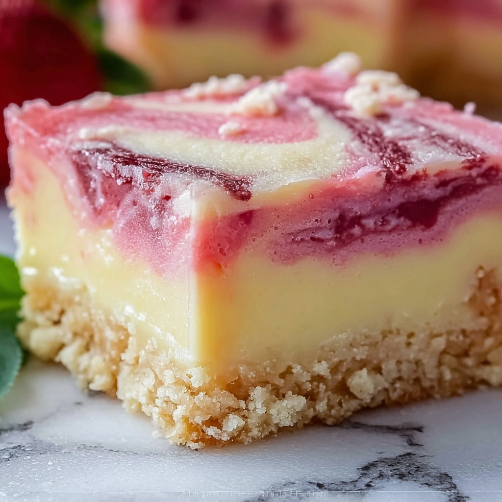 Rhubarb Custard Bars Recipe - Recipe Image